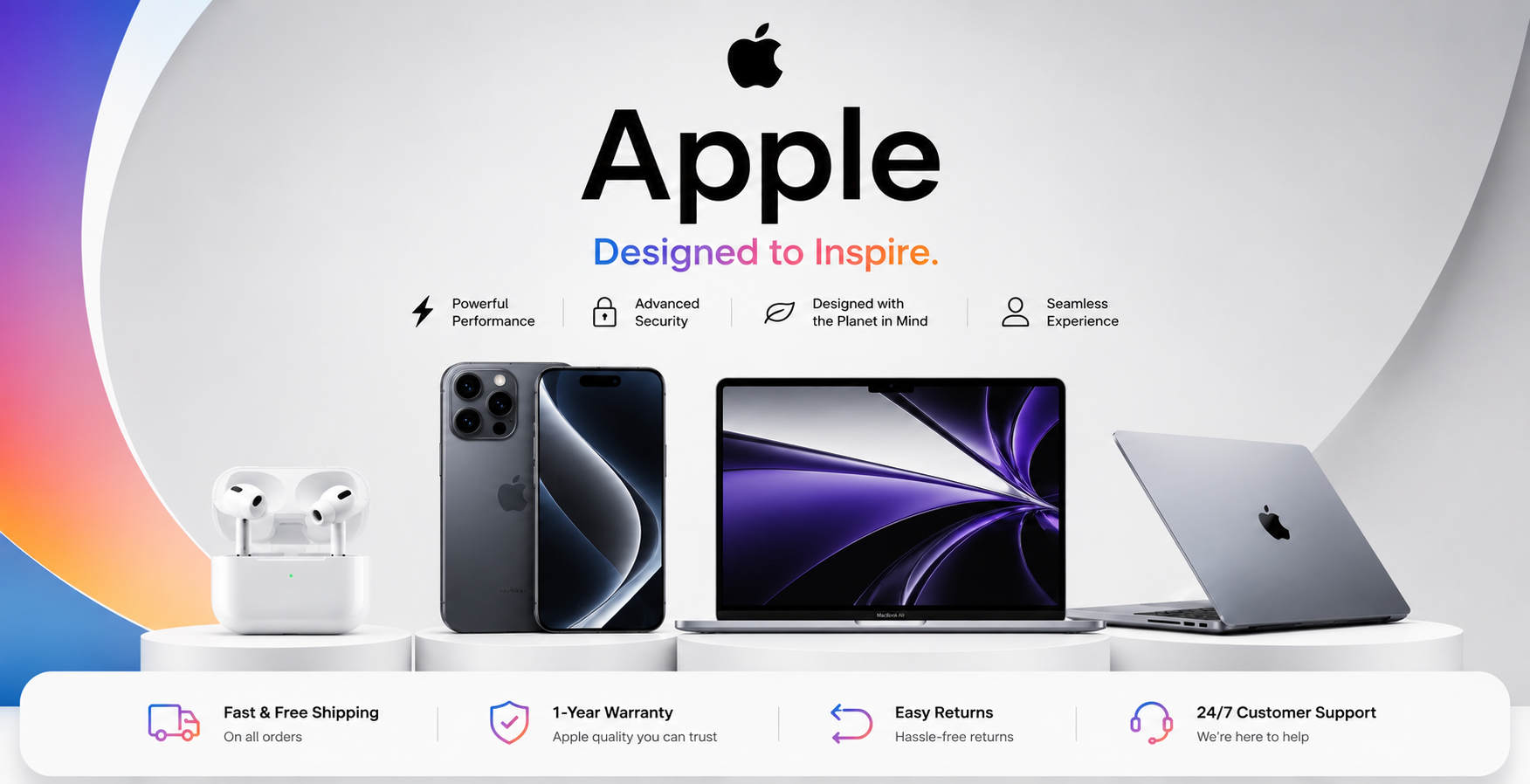 Apple banner