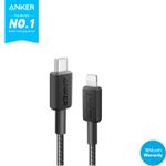 Anker 322 USB-C to Lightning Cable (3ft) Nylon Braided – Black