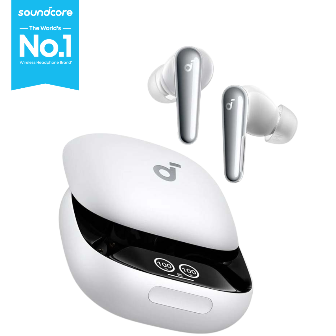 Anker Soundcore Liberty 4 Pro True Wireless Noise-Canceling Earbuds – Matte White